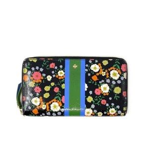 TORY BURCH Vilette Floral Zip Continental Wallet, Multicolor